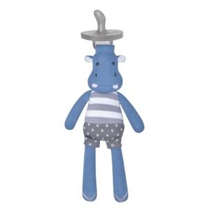 Apple Park Farm Buddy Certified Organic NWT JoJo Hippo‎ Pacifier Holder